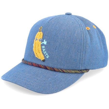 Barts - Blå adjustable Keps - Kids Wallaga Cap Denim Adjustable @ Hatstore