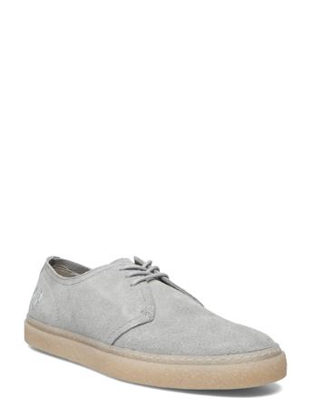 Linden Suede Shoes Sneakers Business Sneakers Grå Fred Perry*Betinget Tilbud