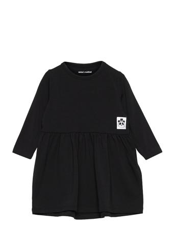 Basic Ls Dress Tencel Dresses & Skirts Dresses Casual Dresses Long-sleeved Casual Dresses Sort Mini Rodini