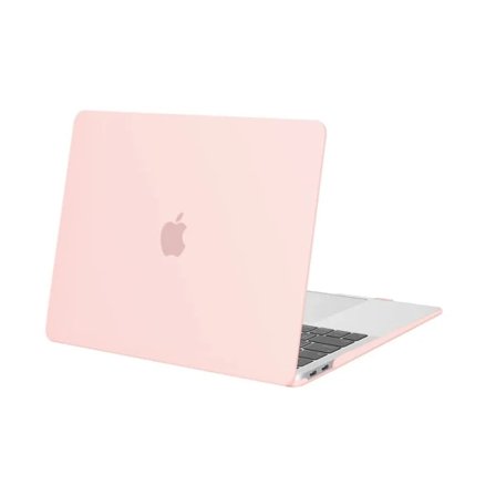 Fodral for MacBook Air 13 tommer A2337 A2179, rosa