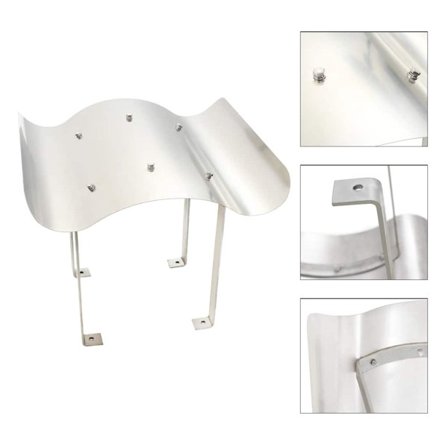 vidaXL Skorstenshuv rostfritt stål 40 x 40 x 36 cm