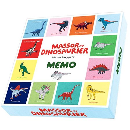 Spel - Massor av dinosaurier memo