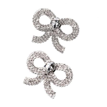 2st Bröllopsskodekorationer Bow Shoe Clip Charm Spänne