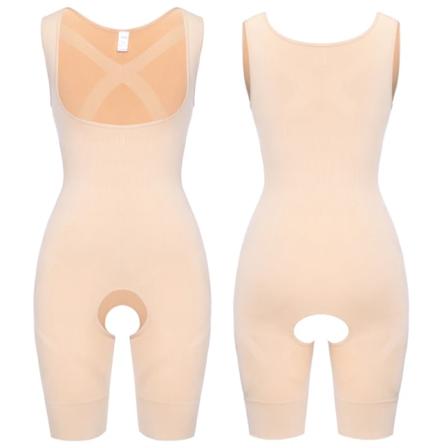 Shaper Body Kvinnor Full Body Shapewear Magkontroll Bantning Skida Butt Lifter Push Up Lår Smalare Magformare Korsett Nude L XL
