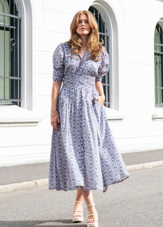 MISSMAYA - Fabienne Dress Empire Blue - XS