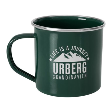 Urberg Emaljmugg 340 ml eating utensils Green OneSize