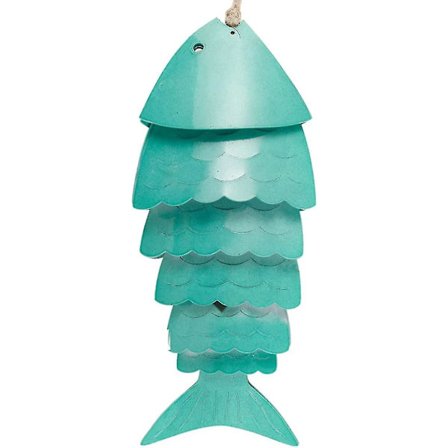 Farvede Koi Fisk Vindklokker Vintage Farve Karpe Fisk Vindklokker Have Terrasse Hjem Accent Fisk Ornament Udendørs Have Strand Dekoration