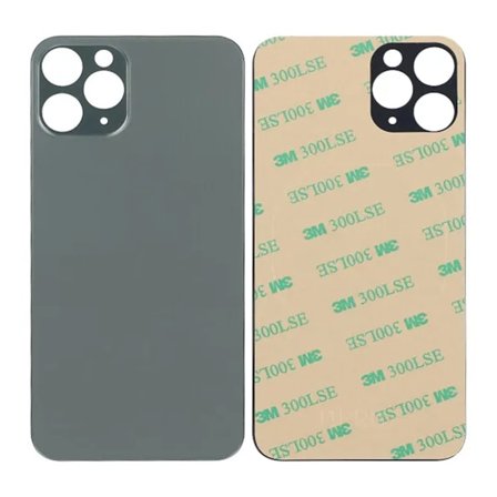 iPhone 11 Pro Baksida med lim - Grön