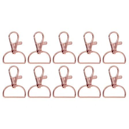 10st vridbara spännen Snapkrokar 2 2