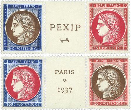 Frankrig 1937 - YT 348-51 - Postfrisk