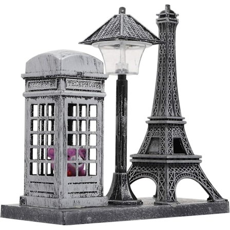 Eiffel-tornin patsas Vintage Pariisi Eiffel-tornin yövalo Pöytälamppu Koristeelliset työpöydän koristeet Toimistoon Kotiin - Snngv