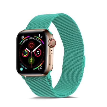 Klockarmband Apple Watch 1/2/3/4/5/6/se Armband Milanese 42/44 - Turkos