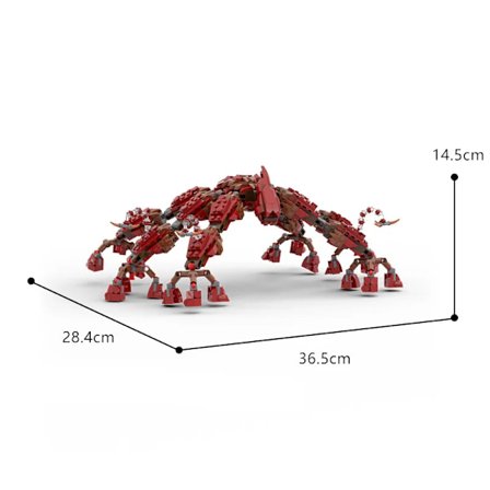 Kauhumusiikkielokuva Kitaransoitto Kohtaus Vecna Kello Malli MOC Strangers Hirviö Demodog Rakennuspalikat Setti Lasten Lelut Halloween Lahja