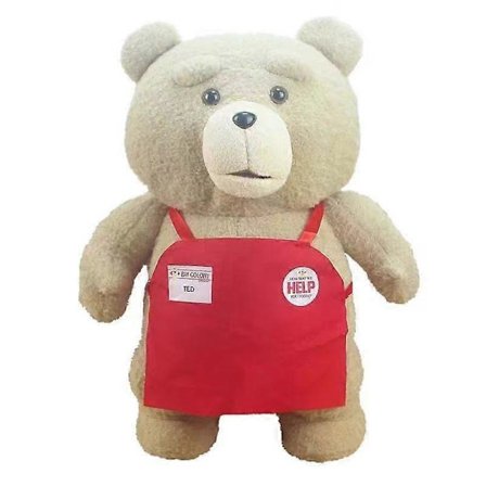 46cm TED Plussj Movie Teddy Bear TED 2 Plussj Leke I Forkle Stiler Myke Utstoppede Dyr Plussj Dukker Dyr for Barn Gave