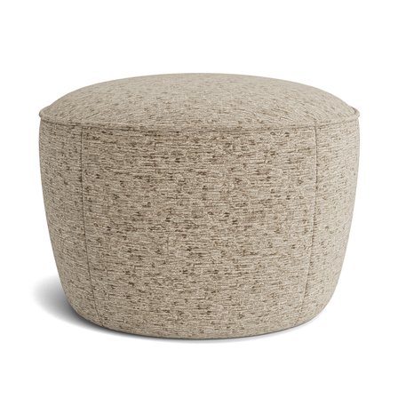 Marseille Puf - Fusion Mørk Beige, 60x60x43cm - Perfekt til Stue & Soveværelse - Fodskammel / Puf