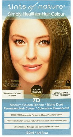 Tints of Nature Naturlig hårfarve Medium Golden Blonde 7D 130 ml, Hår, Hårfarve, Permanent Hårfarve