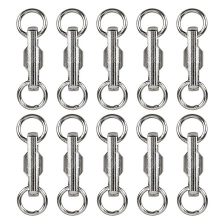 Fiskerulle Virvel 10st 7mm Flexibel Korrosionsbeständig Koppling (LGL)