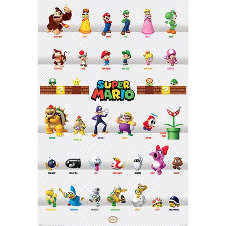 Nintendo - Super Mario - Character Parade