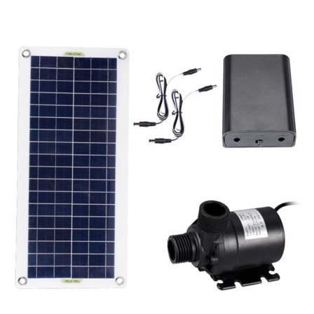50W 800l/h Borstlös Solar Vatten Pump Monocrystalline Silicon Low Noise Continuous Arbete Dam Pump