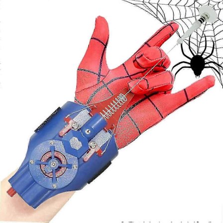 Kids Web Shooters Spider Silk Launcher - USB Ladekabel Superhelt Cosplay Armbeskyttere (bp