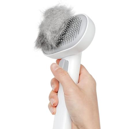 Itsepuhdistuva kissaharja puhdistuspainikkeella, kissaharja irtokarvoille, sotkuille ja lialle, sopii pitk karvaisille ja lyhytkarvaisille kissoille 