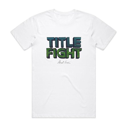 Title Fight Blomgrön T-shirt Vit
