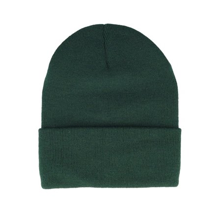 Beechfield - Green - cuff - Beanie - Bottle Green Original Deep Cuff - Hatstore