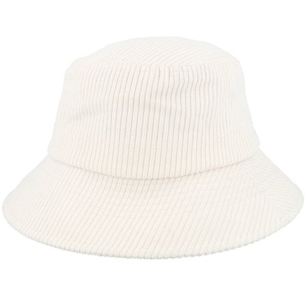 Seeberger - Corduroy Hat Off-white Bucket Bucket White Hat - @ Hatstore