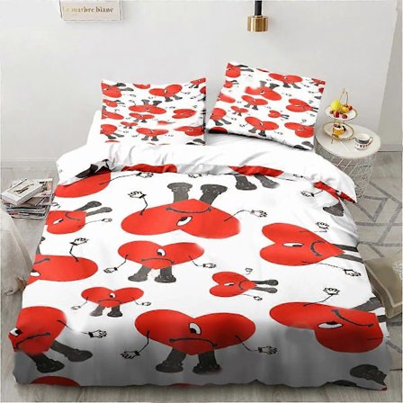 v372 Sengetøj Sjov Bad Bunny Un Verano Sin Ti Sengesæt, Dynebetræk Sengesæt Quilt Betræk Pudebetræk, King Queen Twin Størrelse Drenge Piger Voksne 3-