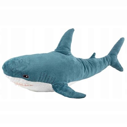 Ikea Blahaj Stor Haj Plysch 100 Cm Mjuk Leksak