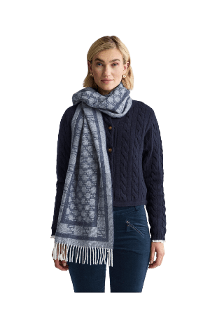 Newhouse Ullscarf Halsdukar & scarves Dam Blå ONESIZE