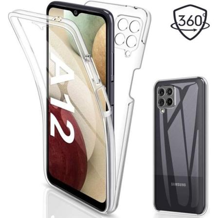 Taske til Samsung galaxy A12 Fuld silikone 360 Transparent Transparent