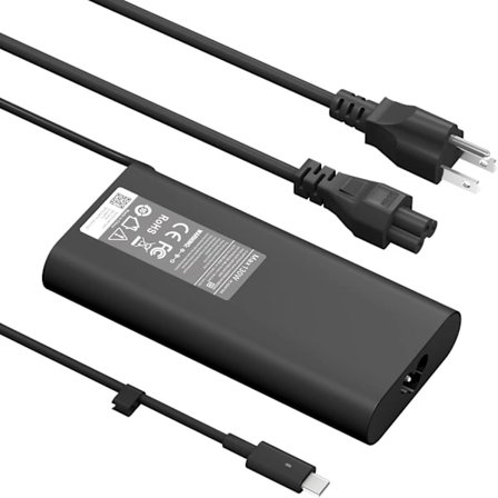 2025 Nyeste Modell 130W Laptop Lader USB C Type C Kompatibel med Dell XPS 15 9575 9520 9510 9500 17 9720 9710 9700 Precision 55
