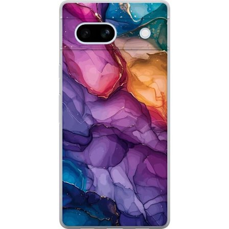 Kompatibelt Mobilskal till Google Google Pixel 7a Färgstarka stenar