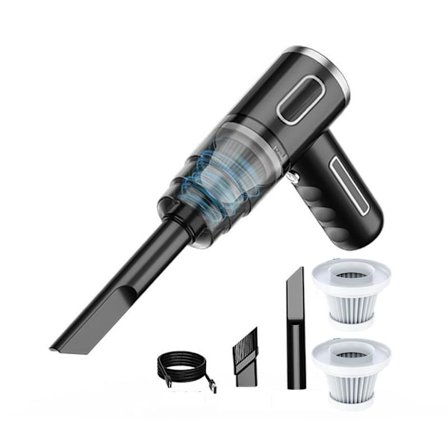 Kraftfuld ledningsfri håndholdt bilstøvsuger 5500pa, bærbar genopladelig tastaturrenser