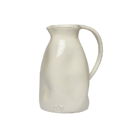 Dutchdeluxes Bucklig Kanna Vit 24x13.5cm Muggar & koppar Unisex M