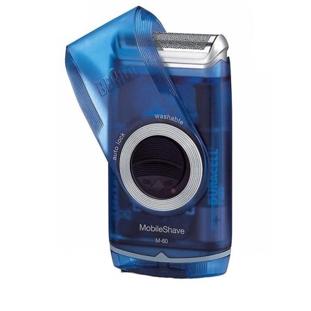 Braun M60 MobileShave Batteridrevet barbermaskin med fleksibel Smartfoil for menn