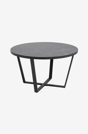 NORDFORM - Sofabord Blanka, Diameter 77 cm - Sort - Sofaborde - Fra Homeroom