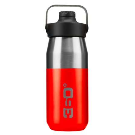 360 Degrees Widemouth Insulated Sip Bottle 550ml thermoses Red OneSize