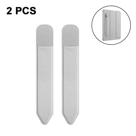 Apple Pencil-fodral, 2-pack Apple Pencil-fodral, Apple Pencil-tillbehör, kompatibelt med Apple Pencil 1/2 generation (grå)