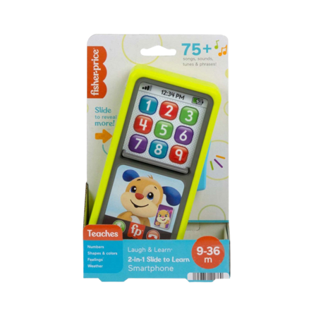 FISHER PRICE 2-in-1 Slide to Learn Phone Babyleksaker Unisex ONESIZE