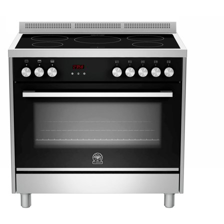 La germania Futura Induktionspis 90 cm, 1 ugn, 5 zoner, rostfri | Vitvaror > Spisar | Bagaren och Kocken