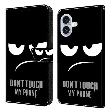 {hw} Kompatibel med iPhone 17 Fodral Magnetisk Stängning 3D Mönster Läder Plånbok Telefonfodral-lingling} Multicolor Don