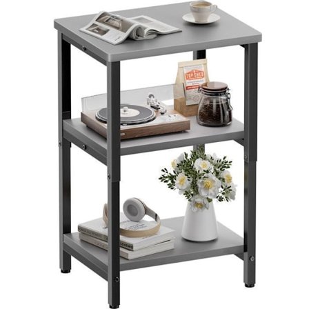 Sidebord - HLONONE - Vintage - 37x30x65 cm - Stål - Åben opbevaringsrum