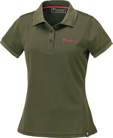 Pinewood Women's Ramsey Coolmax Polo Women short-sleeved sweaters Green S