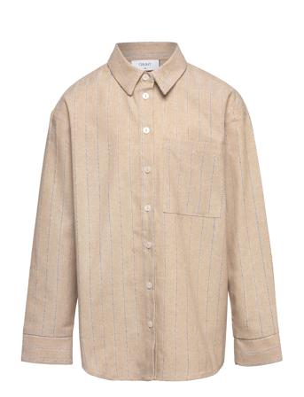 Agnete Shirt Beige Grunt