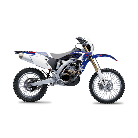 Kit Adesivi Blackbird Dream 4 Blu-Nero-Bianco - Yamaha WR 450F 2012-2015