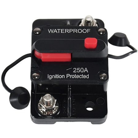250A bilkredsløbsafbryder sikring automatisk 12V-48V bilsikringsholder