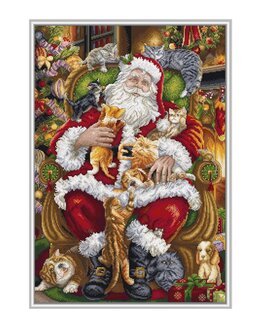 Stickpackung Bild Pfoten und Geschenke - LetiStitch