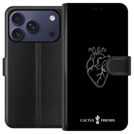 Yhteensopiva Lompakkokotelo Apple Apple iPhone 17 Pro Kaktus ja Ystävät - Keskiaikaan Anatomia Sydän